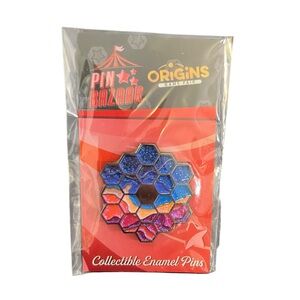 Gen Con 2024 Roll 4 Initiative Cosmic Mirror Enamel Pin